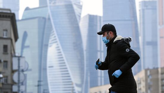 Москва во время режима самоизоляции жителей