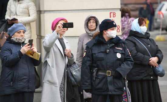 Патриаршее служение в Елоховском соборе 