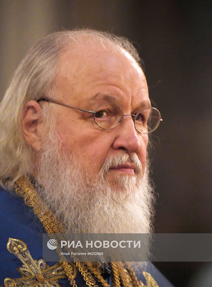 Патриаршее служение в Елоховском соборе