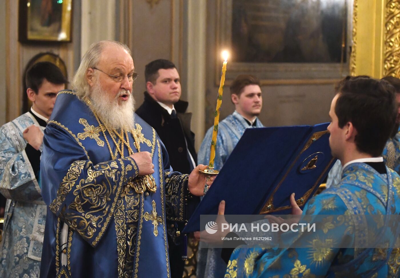 Патриаршее служение в Елоховском соборе