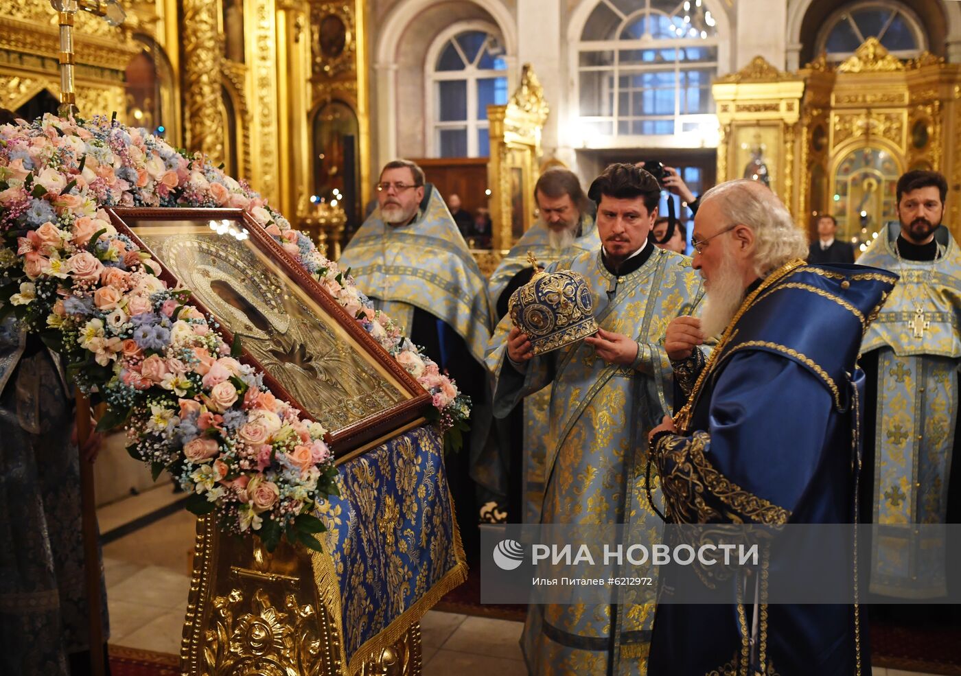 Патриаршее служение в Елоховском соборе