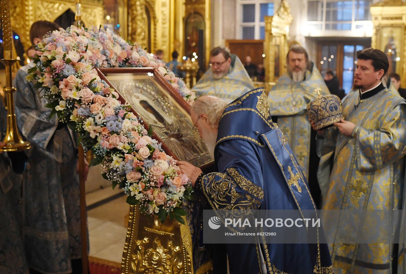 Патриаршее служение в Елоховском соборе