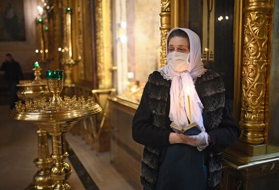 Патриаршее служение в Елоховском соборе 