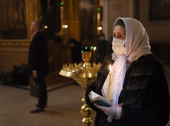 Патриаршее служение в Елоховском соборе 