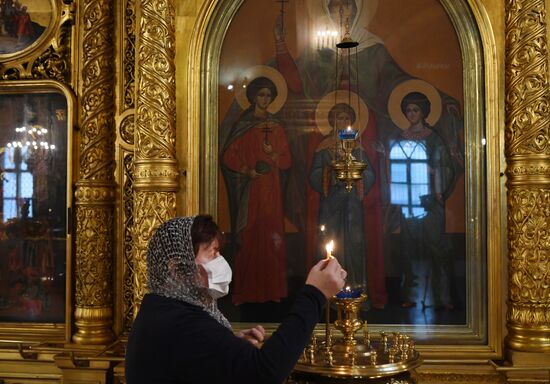 Патриаршее служение в Елоховском соборе 