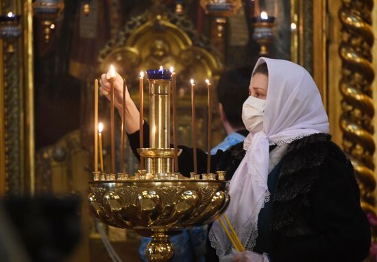 Патриаршее служение в Елоховском соборе 