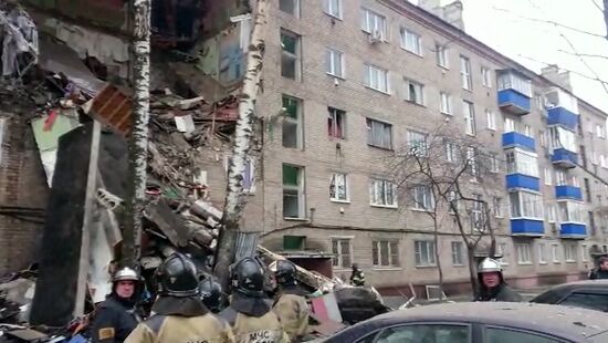 Взрыв газа в жилом доме в Орехово-Зуево