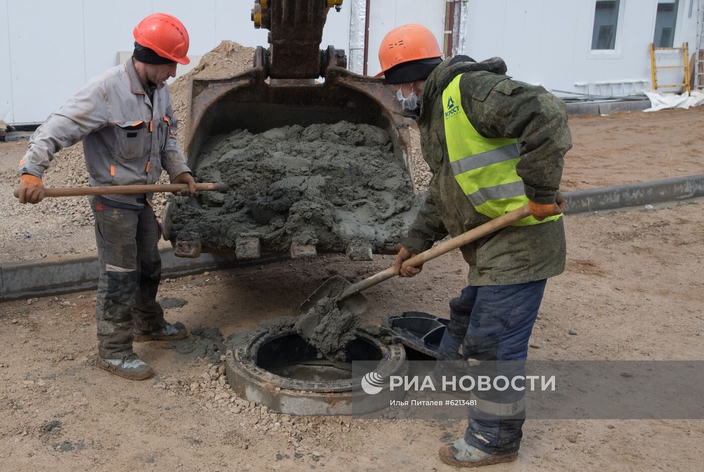 Продолжается строительство инфекционной больницы в Новой Москве