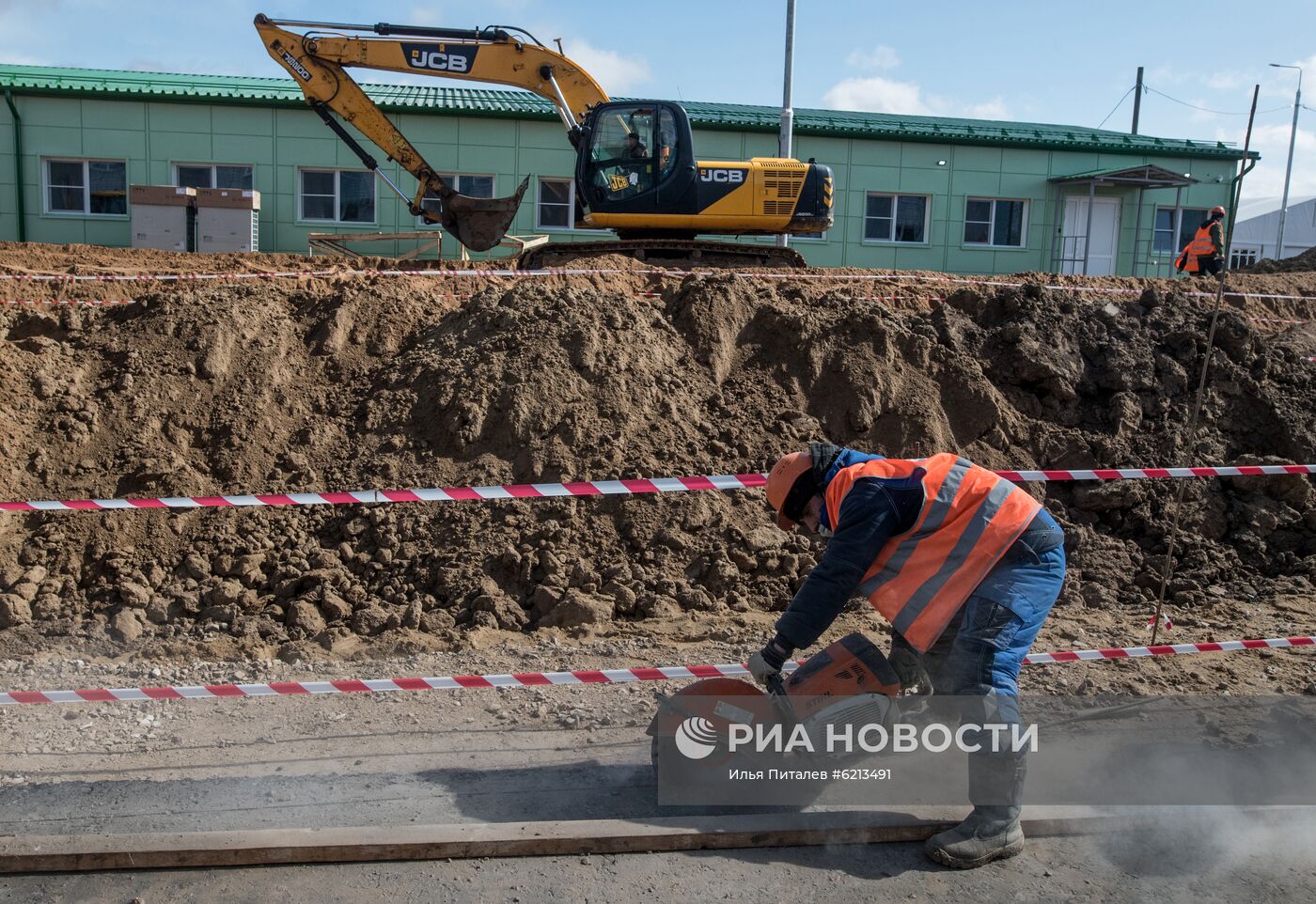 Продолжается строительство инфекционной больницы в Новой Москве