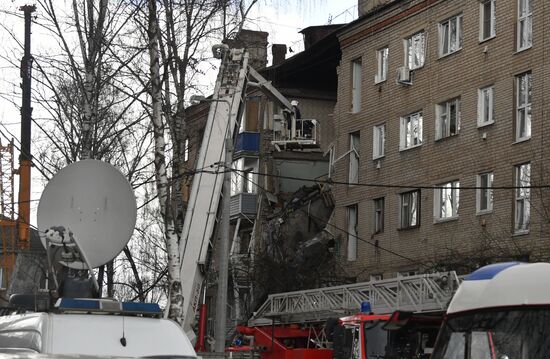 Взрыв газа в жилом доме в Орехово-Зуево