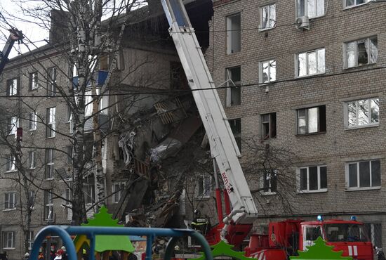 Взрыв газа в жилом доме в Орехово-Зуево