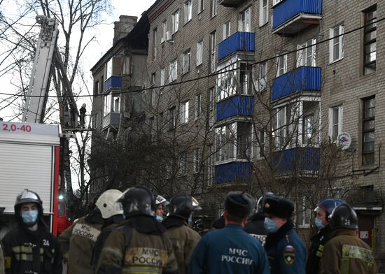 Взрыв газа в жилом доме в Орехово-Зуево