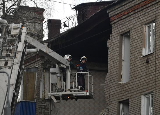 Взрыв газа в жилом доме в Орехово-Зуево