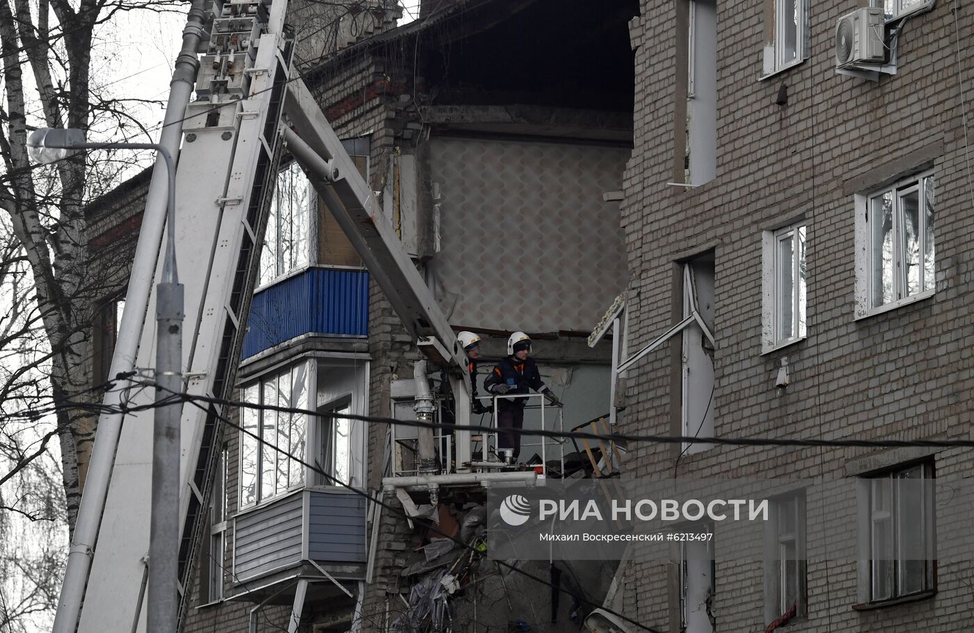 Взрыв газа в жилом доме в Орехово-Зуево