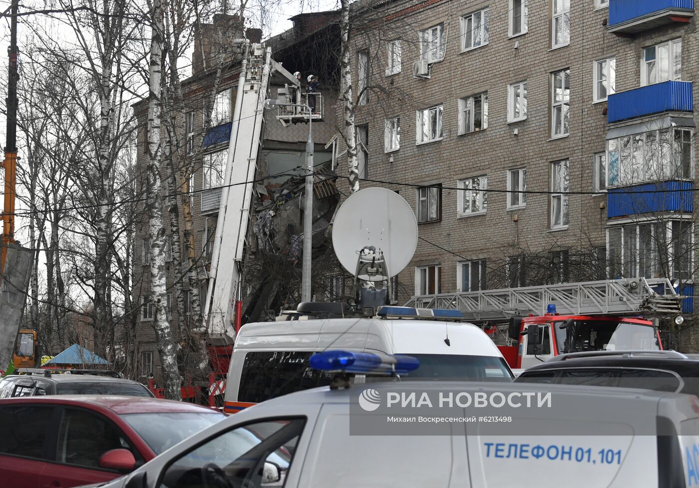 Взрыв газа в жилом доме в Орехово-Зуево