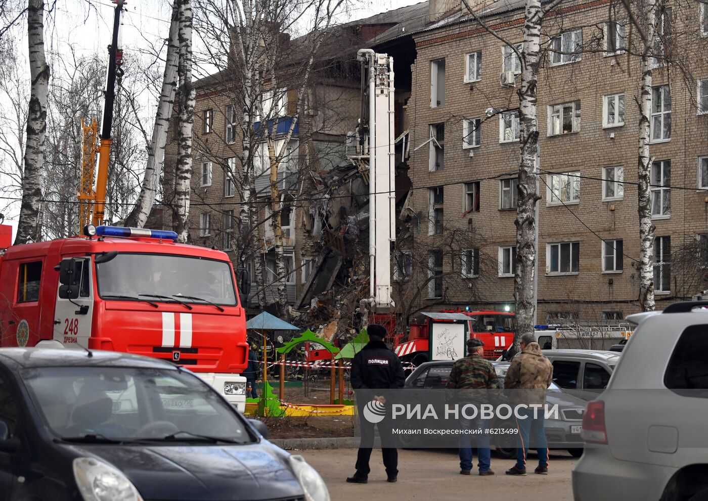 Взрыв газа в жилом доме в Орехово-Зуево | РИА Новости Медиабанк