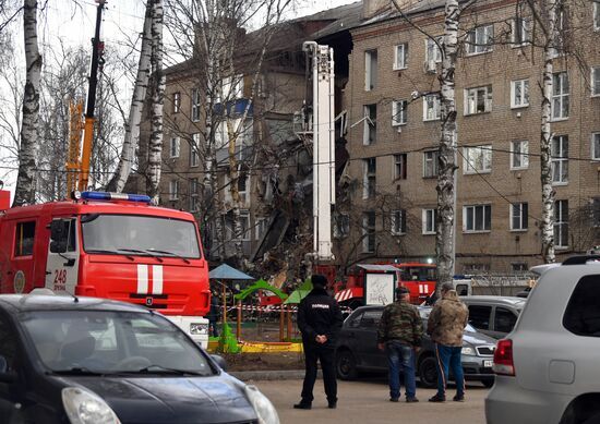 Взрыв газа в жилом доме в Орехово-Зуево