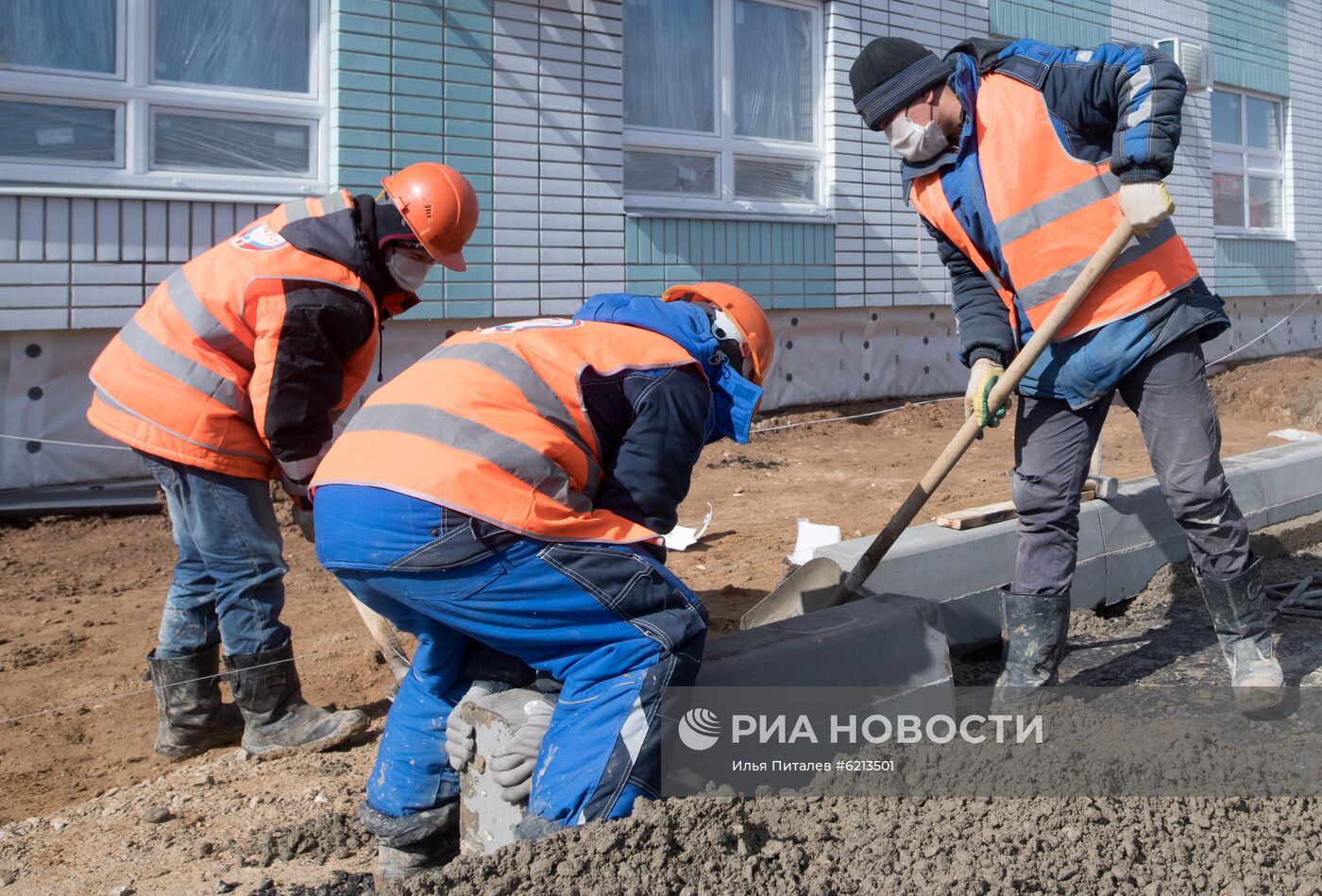 Продолжается строительство инфекционной больницы в Новой Москве