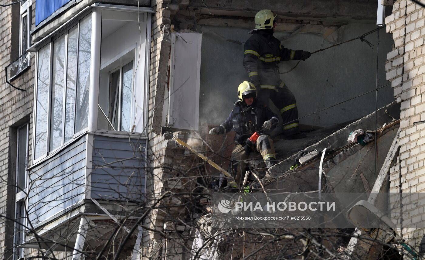 Взрыв газа в жилом доме в Орехово-Зуево