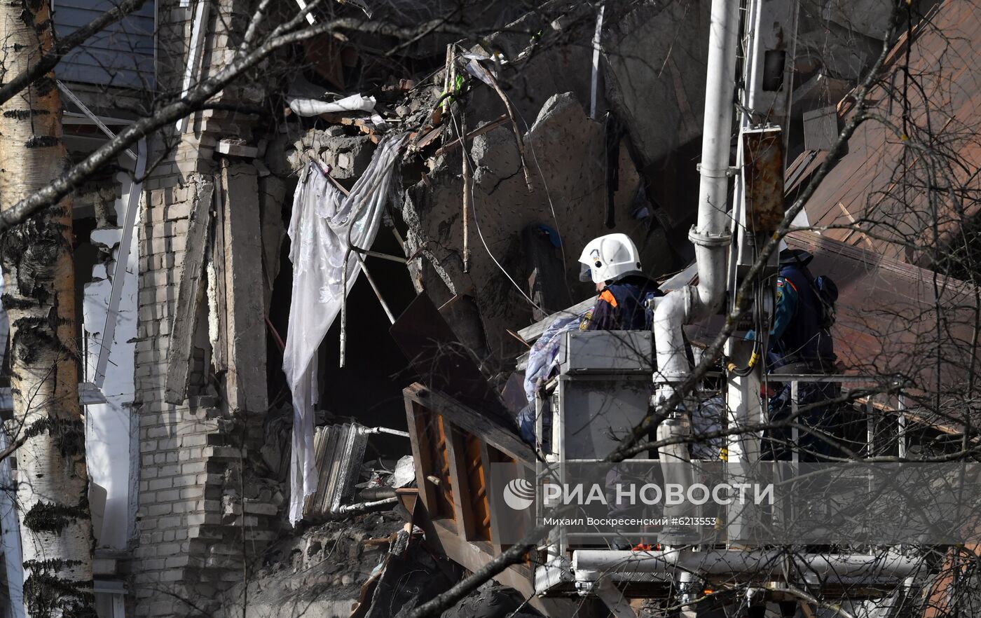 Взрыв газа в жилом доме в Орехово-Зуево