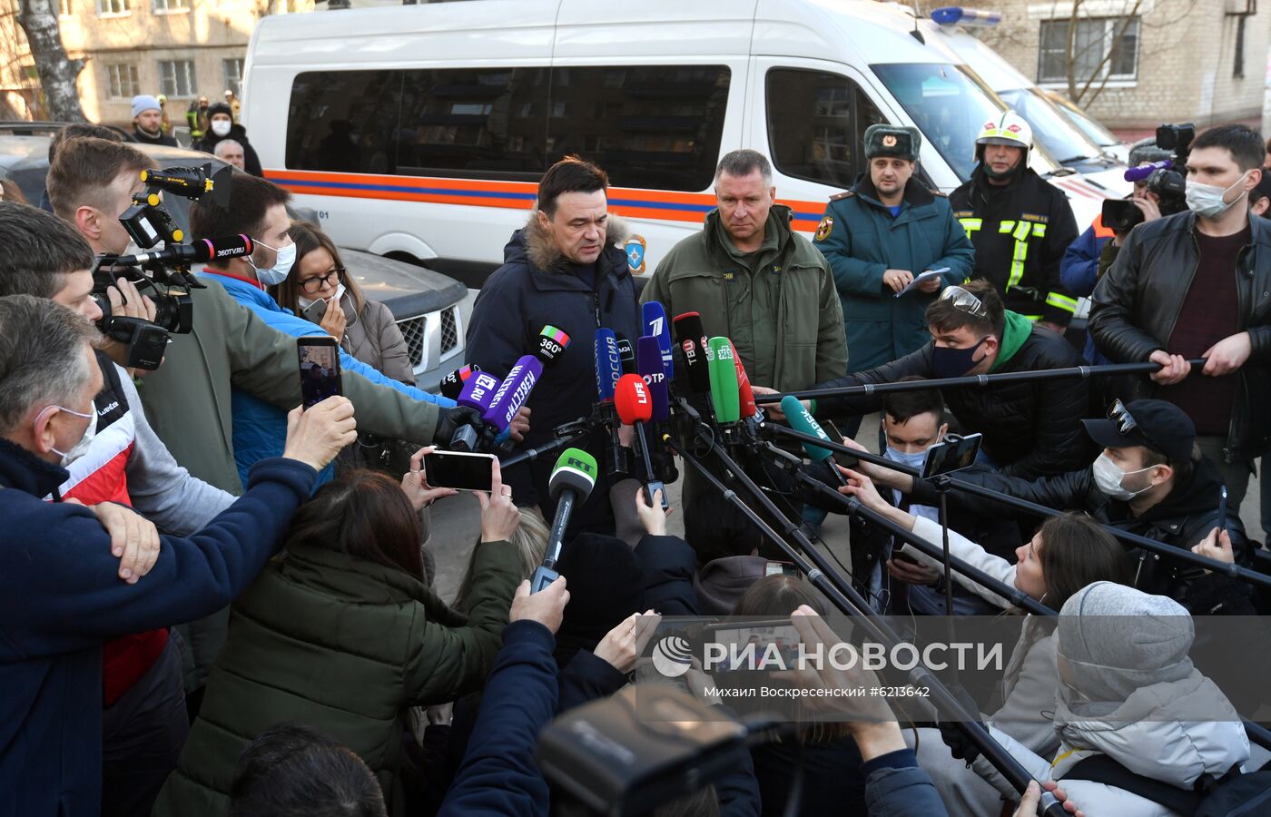 Взрыв газа в жилом доме в Орехово-Зуево