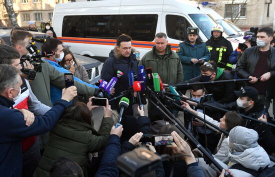 Взрыв газа в жилом доме в Орехово-Зуево