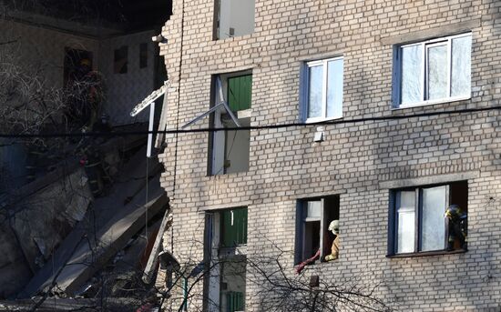 Взрыв газа в жилом доме в Орехово-Зуево