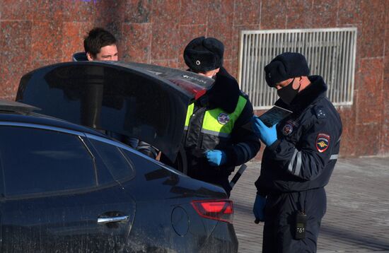 Москва во время режима самоизоляции жителей