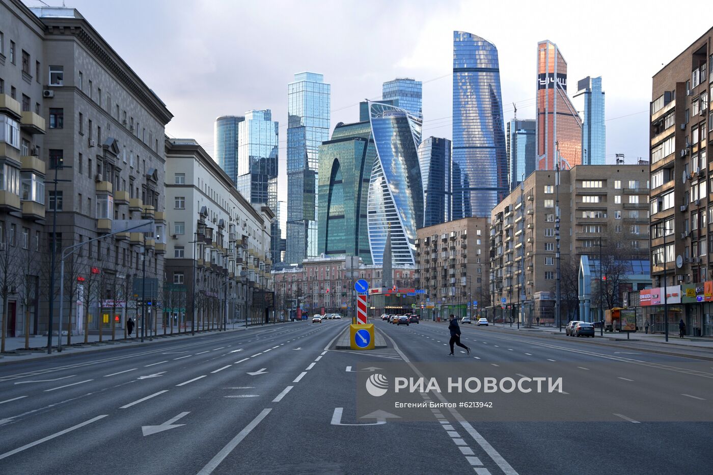 Москва во время режима самоизоляции жителей