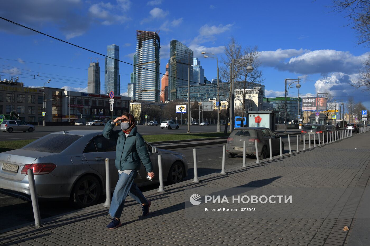 Москва во время режима самоизоляции жителей