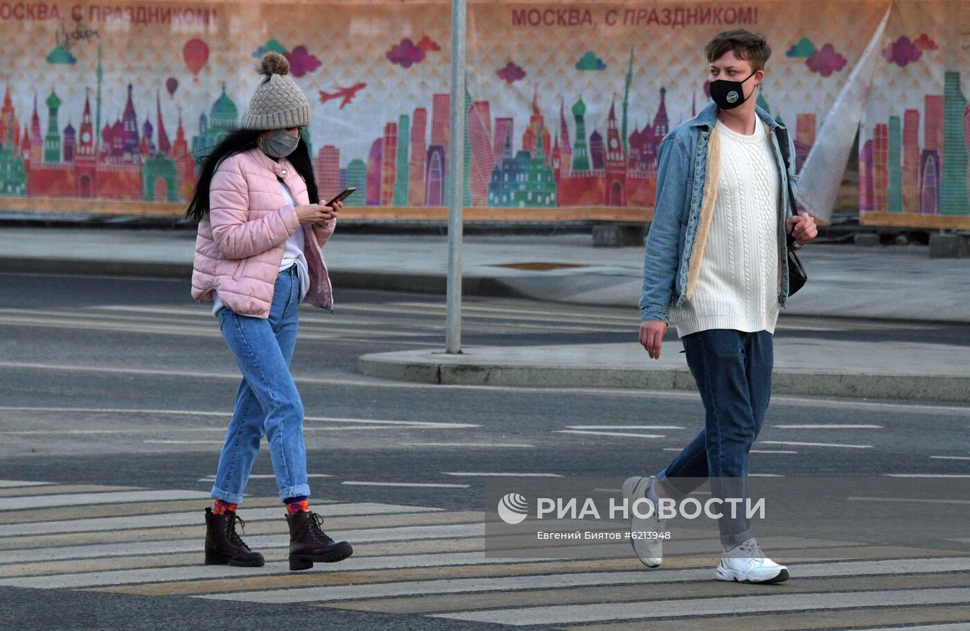 Москва во время режима самоизоляции жителей