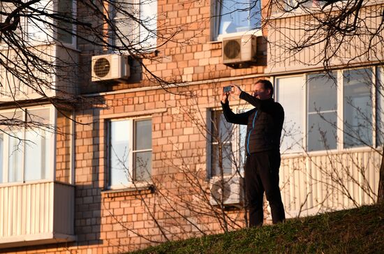Москва во время режима самоизоляции жителей