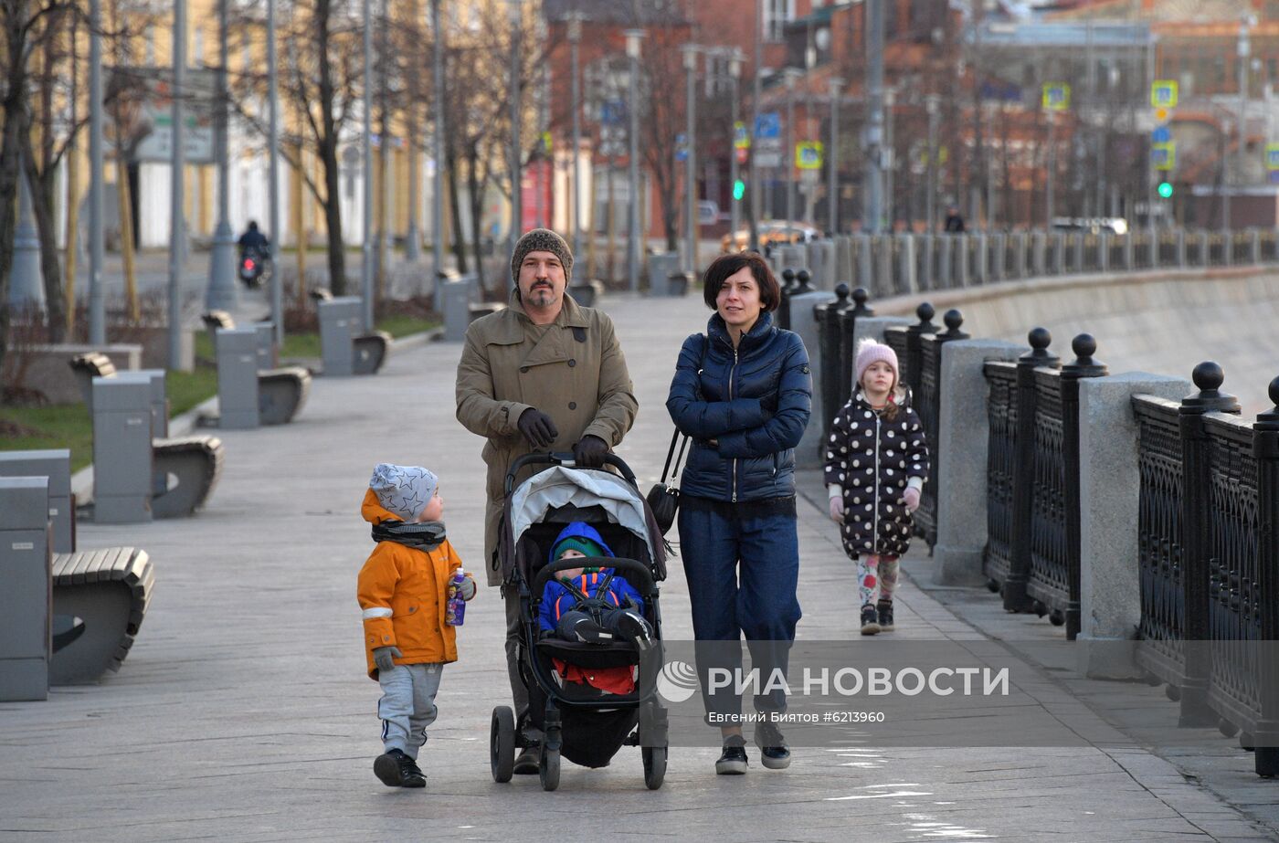 Москва во время режима самоизоляции жителей