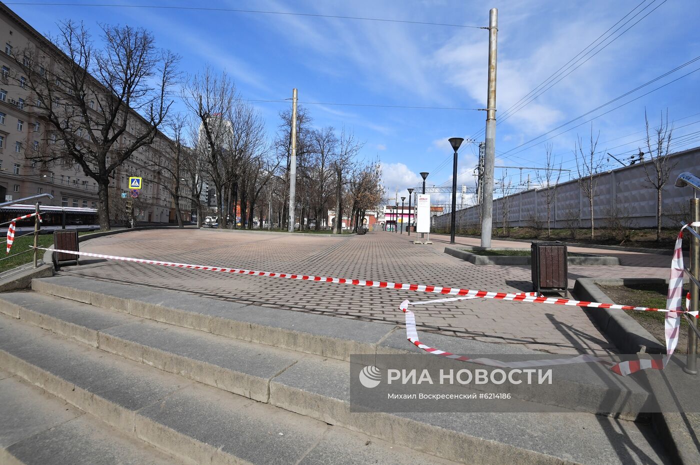 Москва во время режима самоизоляции жителей