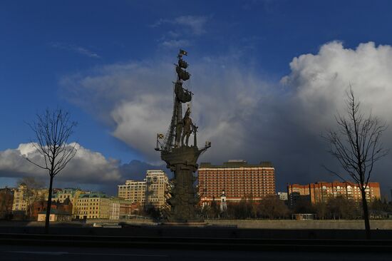 Москва во время режима самоизоляции жителей