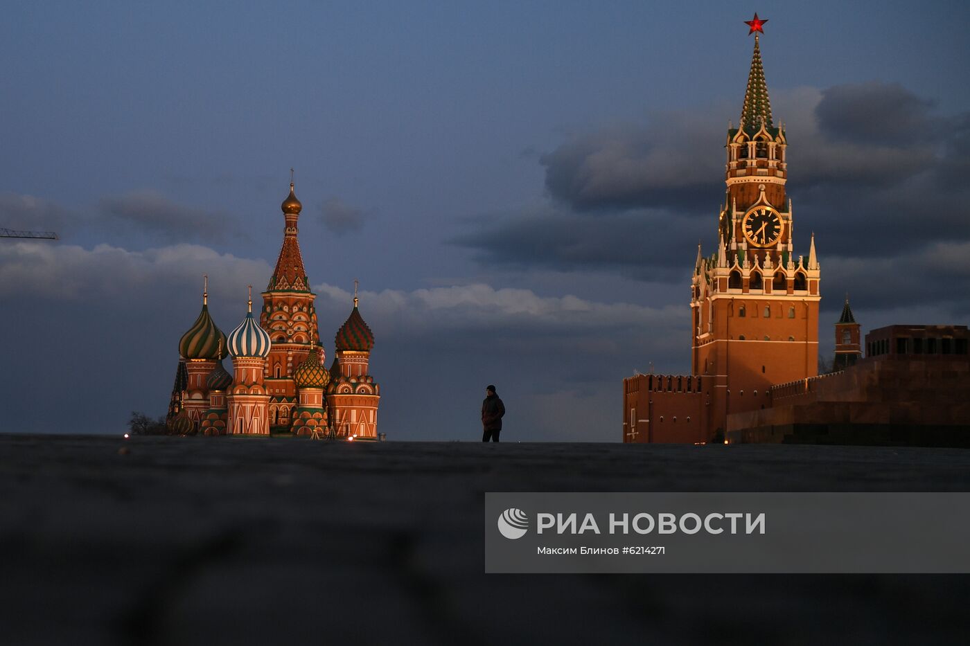 Москва во время режима самоизоляции жителей