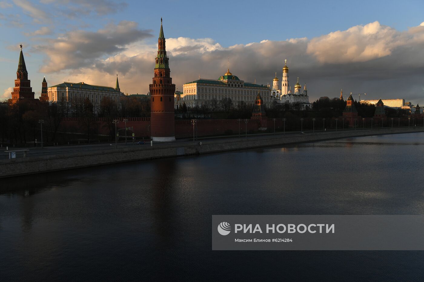 Москва во время режима самоизоляции жителей