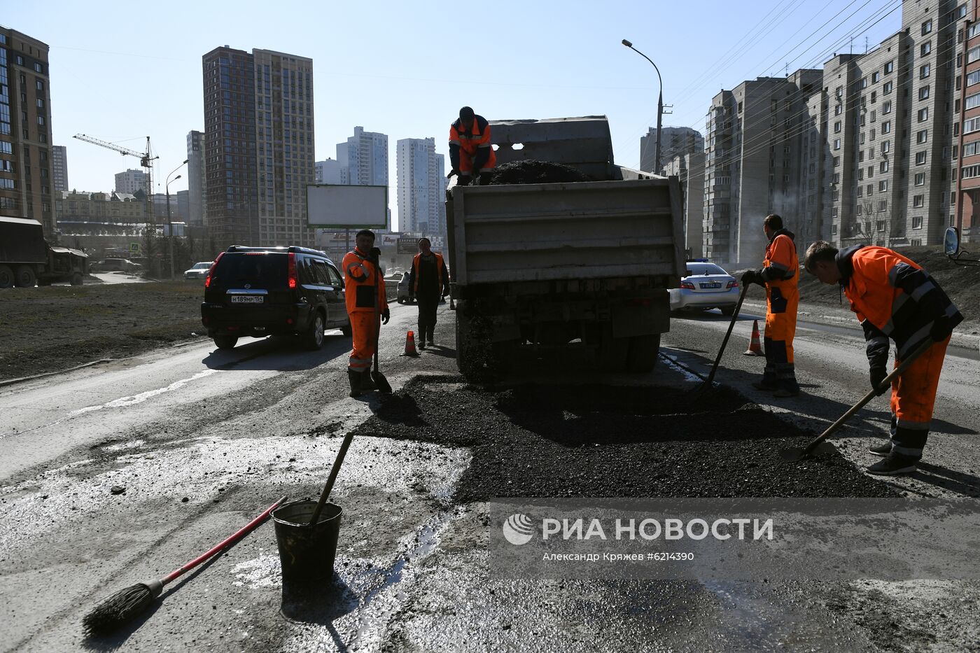 Ремонт дорог в Новосибирске 