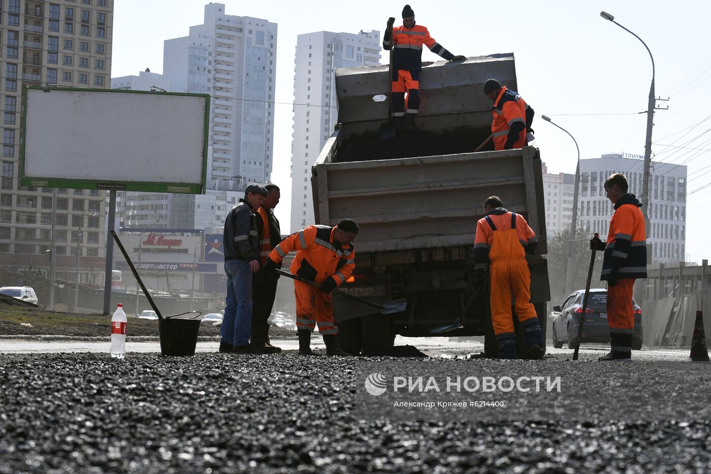 Ремонт дорог в Новосибирске 