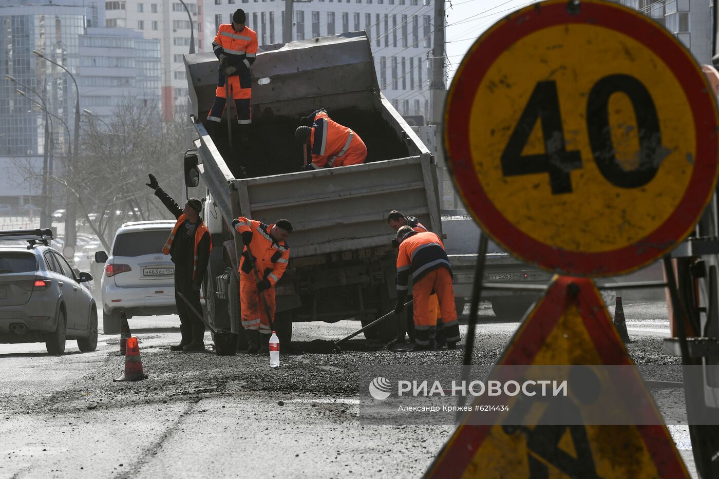 Ремонт дорог в Новосибирске 