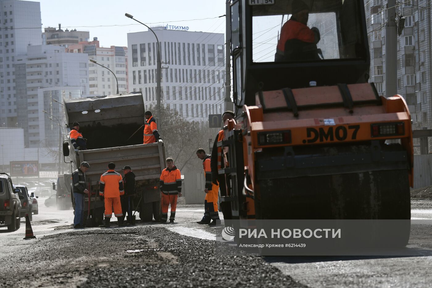Ремонт дорог в Новосибирске 