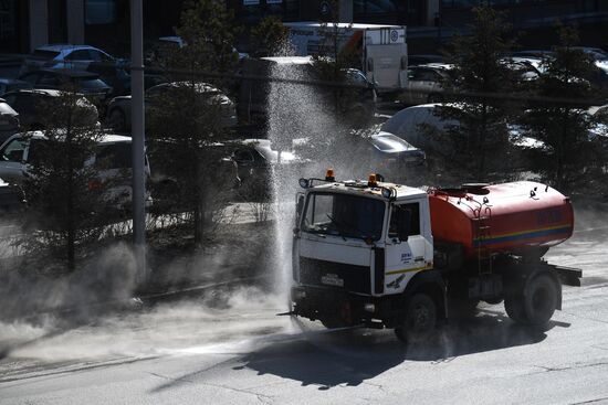 Подготовка объектов городской инфраструктуры к весенне-летнему сезону