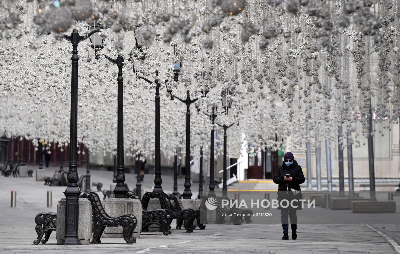 Москва во время режима самоизоляции жителей