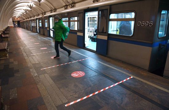 Москва во время режима самоизоляции жителей