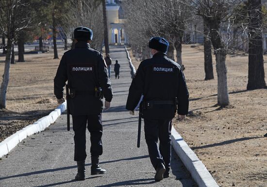 Рейд сотрудников полиции в Чите