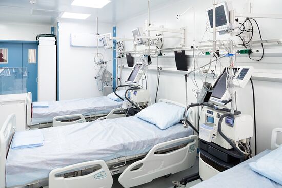 Открытие перепрофилированного корпуса в центре им М.И. Сеченова для лечения пациентов с коронавирусом