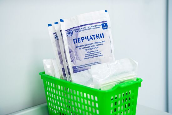 Открытие перепрофилированного корпуса в центре им М.И. Сеченова для лечения пациентов с коронавирусом