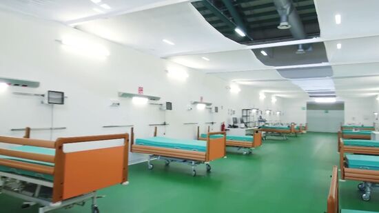 Полевой госпиталь в Бергамо 