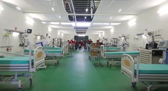Полевой госпиталь в Бергамо 