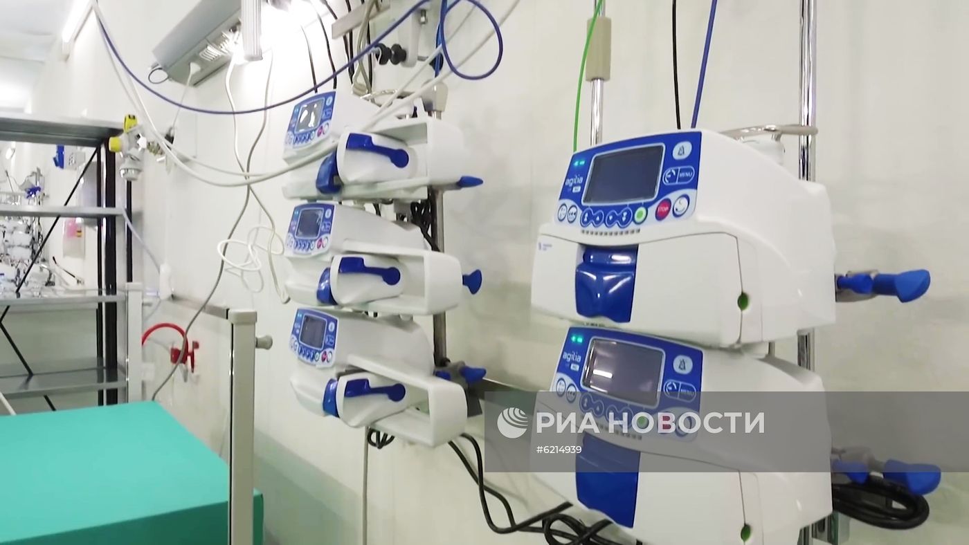Полевой госпиталь в Бергамо